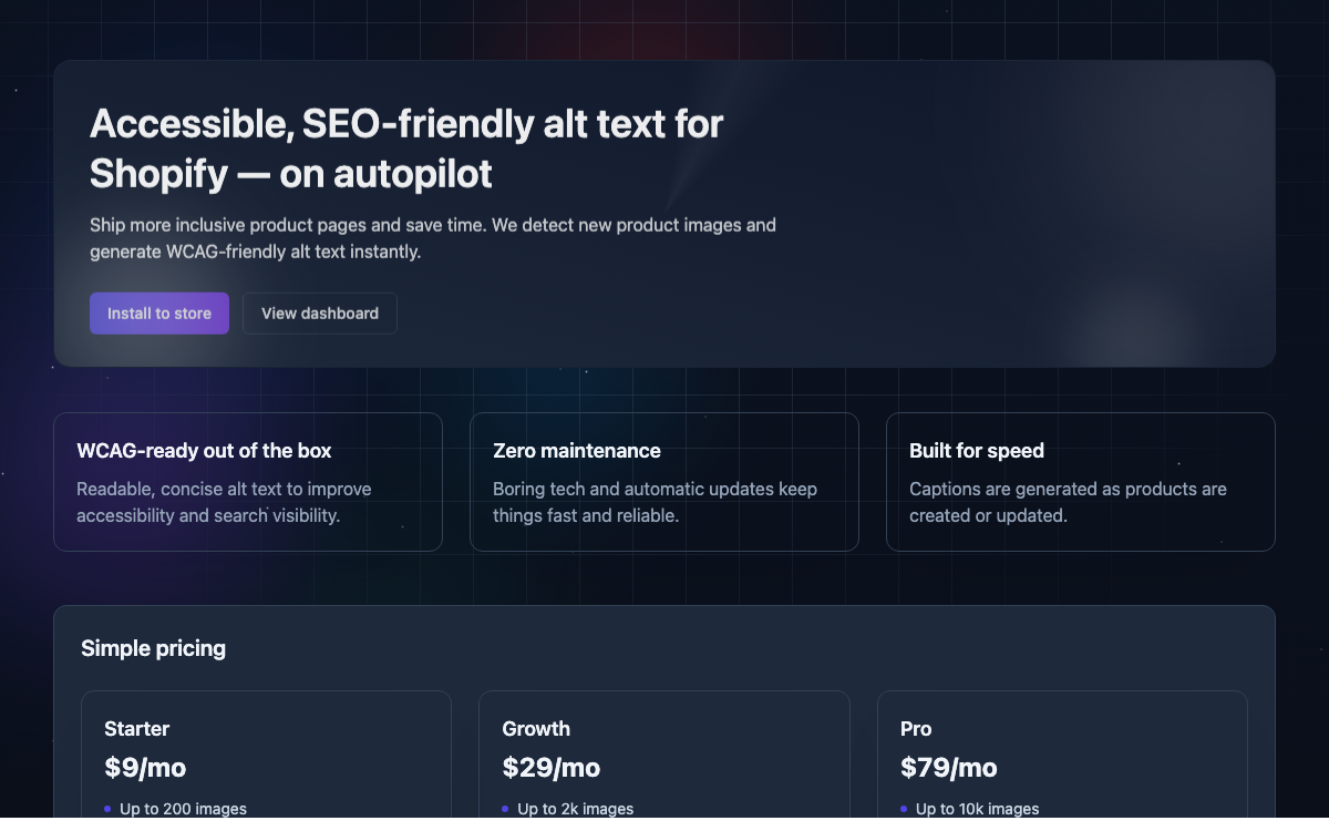 AltText Auto screenshot