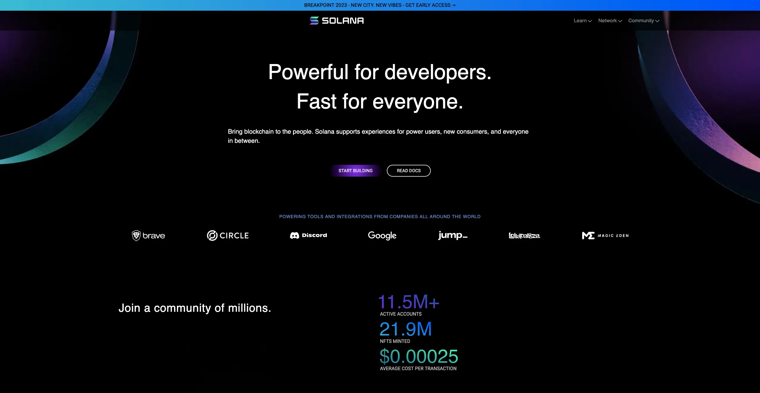 Solana screenshot